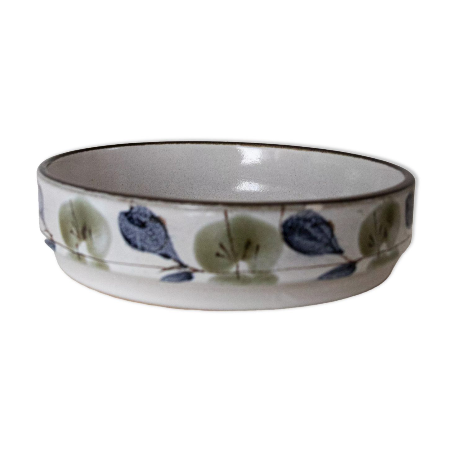 Niverviller earthenware dish - Plum Collection, 1970s