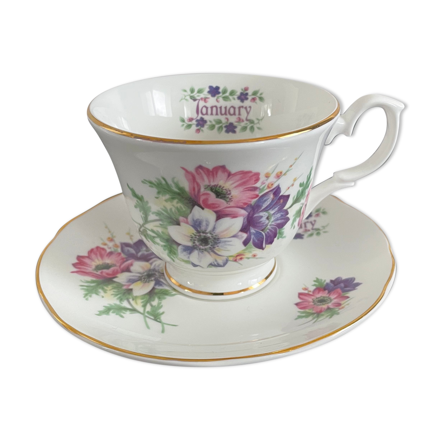 Royal tea cup garden English porcelain