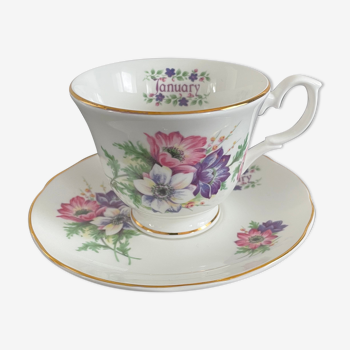 Tasse à thé royale garden porcelaine anglaise