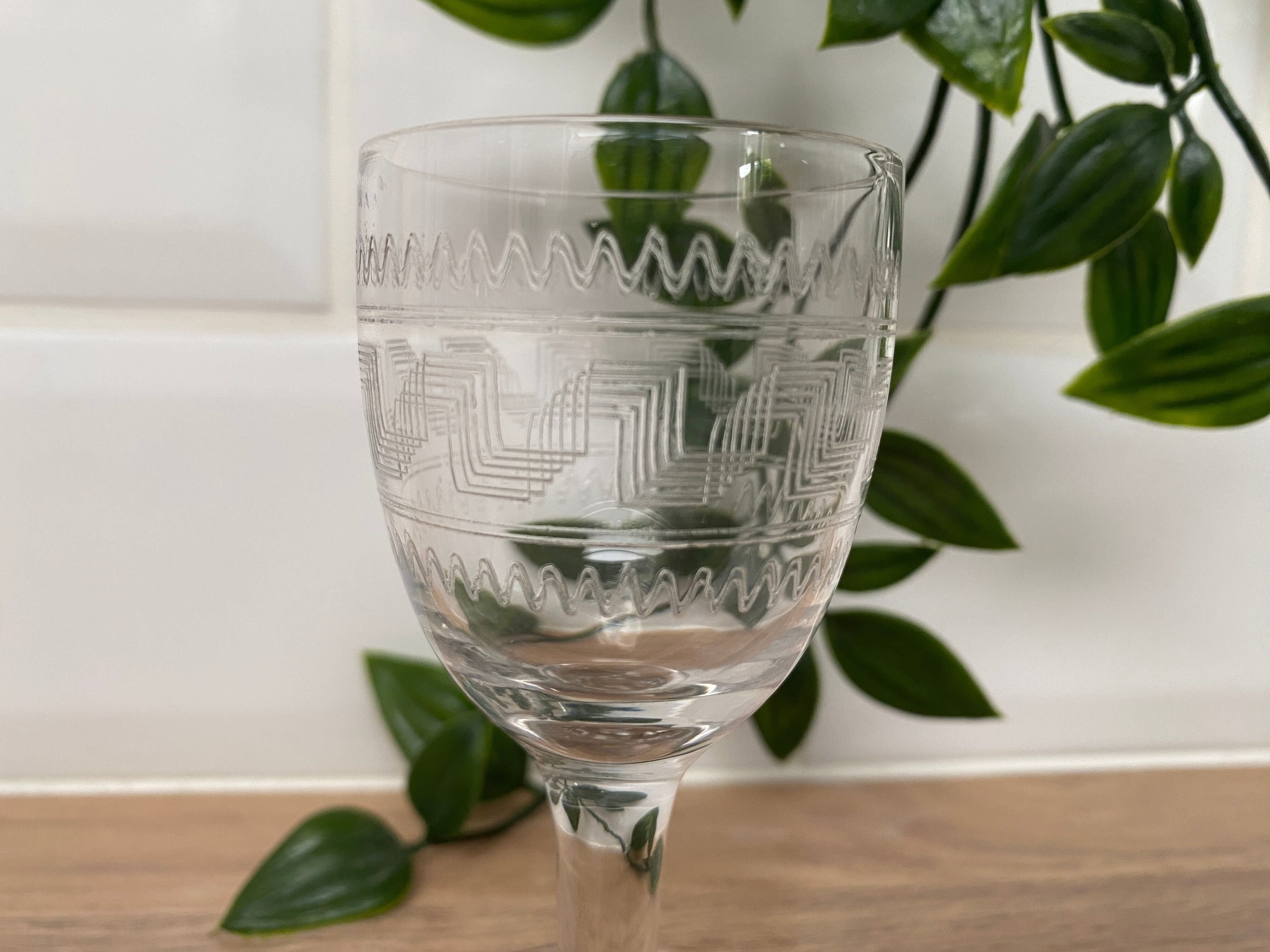 Engraved shot glass