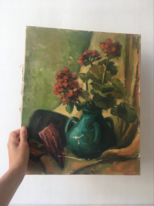 Oil painting on canvas