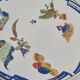 Large Rosenthal platter, 36 cm, Gilbert Portanier, abstract design, signed, 1970s