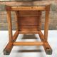 Pair Tabouret wears tripod plant solid wooden sofa tip 1950 Vintage furniture decoration