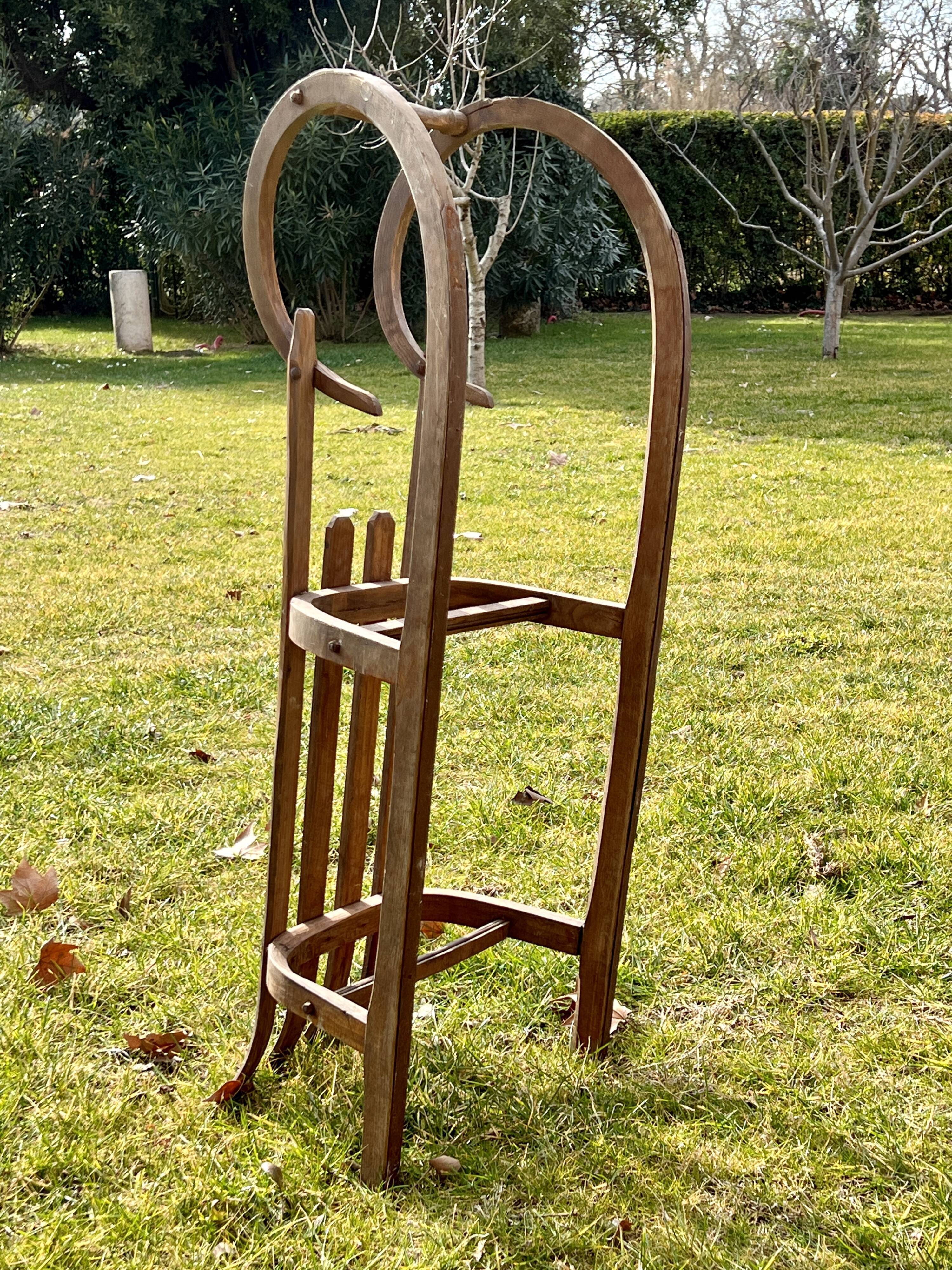 Wooden sled