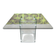 Table à manger vintage – Tout verre – Design années 80