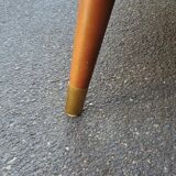 2-seater nubuck sofa 1950/60 style sloping legs