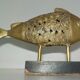 Bronze fish on pedestal India