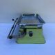 Green kitchen MBS scale and tray stainless steel vintage