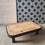 Table basse en céramique herbier