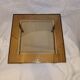 Small table or side table with brass structure and glass top from the 1970s.