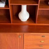 Vintage bookcase - wall cabinet teak Peter Løvig