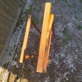 Double valet wood coat rack