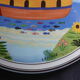 Bonbonnière ronde porcelaine Villeroy et Boch design naïf L'Arche de Noé Laplau