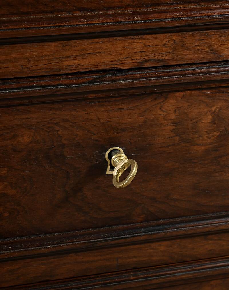 Rosewood veneer chest of drawers, Art Nouveau – 1920