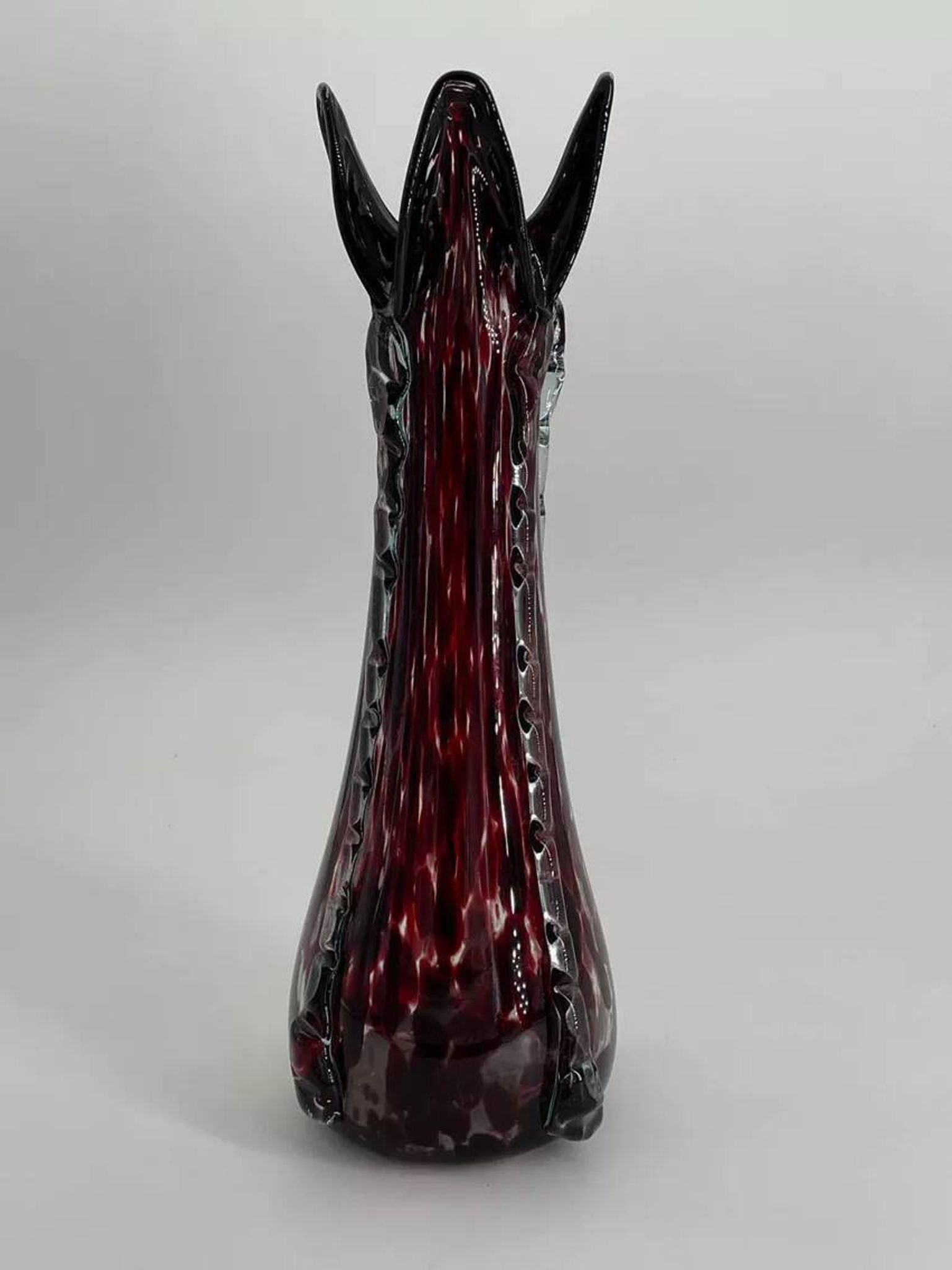 Blown glass vase from the 1970s
