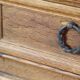 Vintage 1930s Solid Oak Danish Brutalist / Formhouse Cabinet