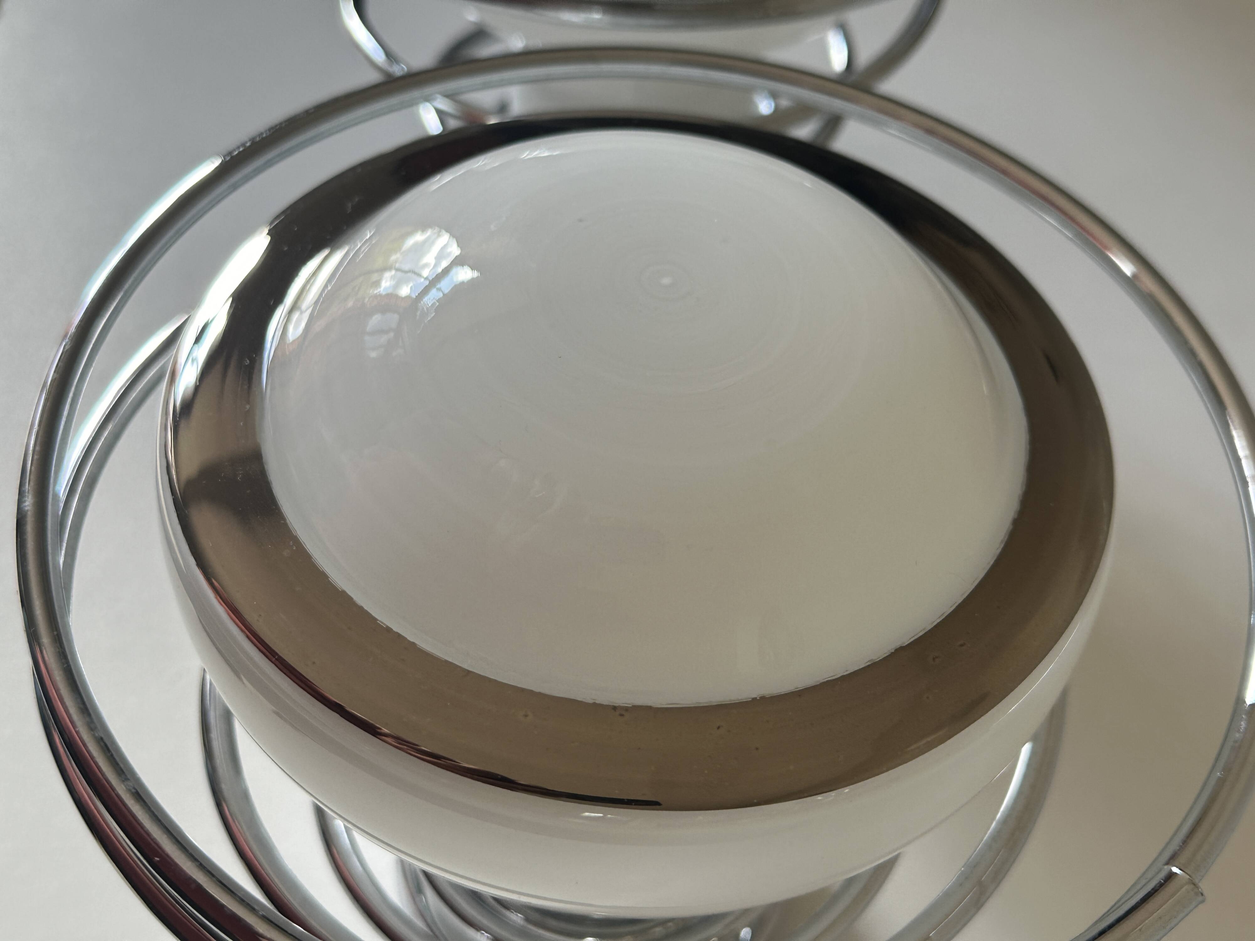 Pair of space age wall lights by Delmas from the 70s