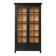 Armoire parisienne noire vitrée rénovée