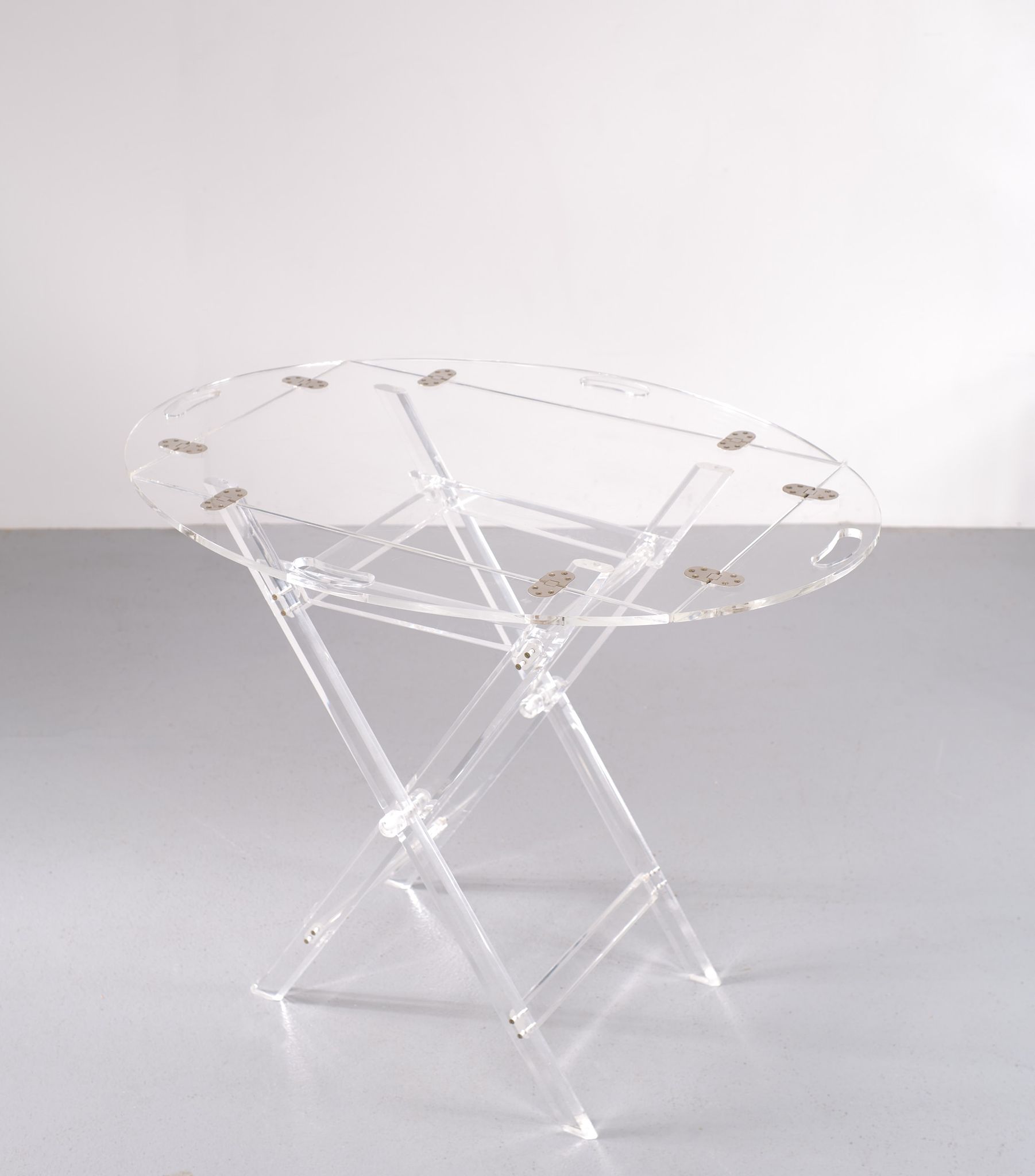 Table lucite, France, années 1970