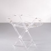 Table lucite, France, années 1970