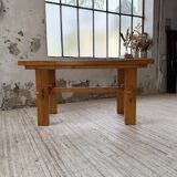 Farmhouse table, mountain furniture from the 50s