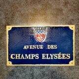 Champs Elysées street sign
