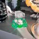 Rare Murano Vide-poche Ouraline Sommerso - Design by Flavio Poli - 1960
