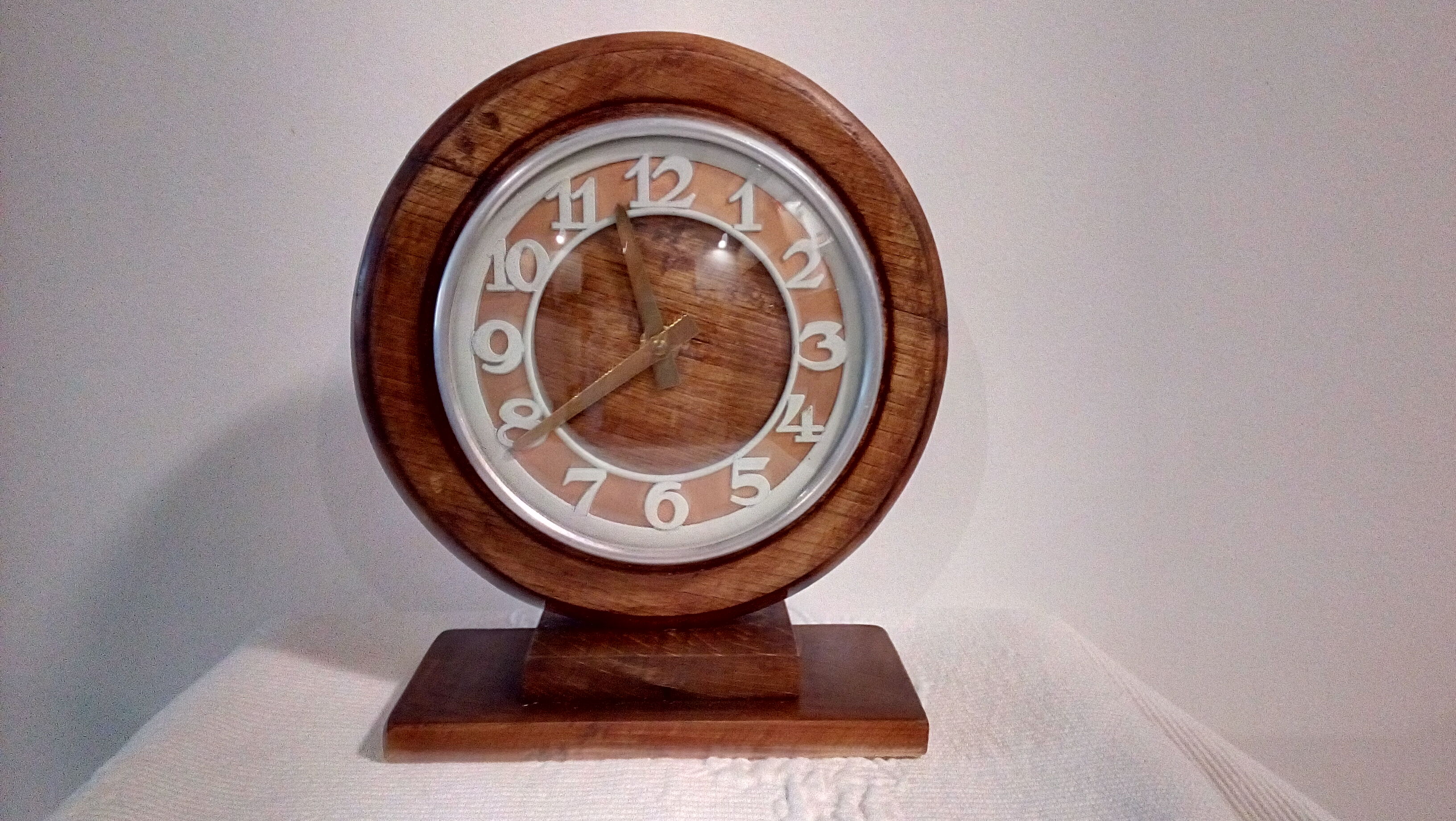 Pendulette artisanale bois à poser | Selency