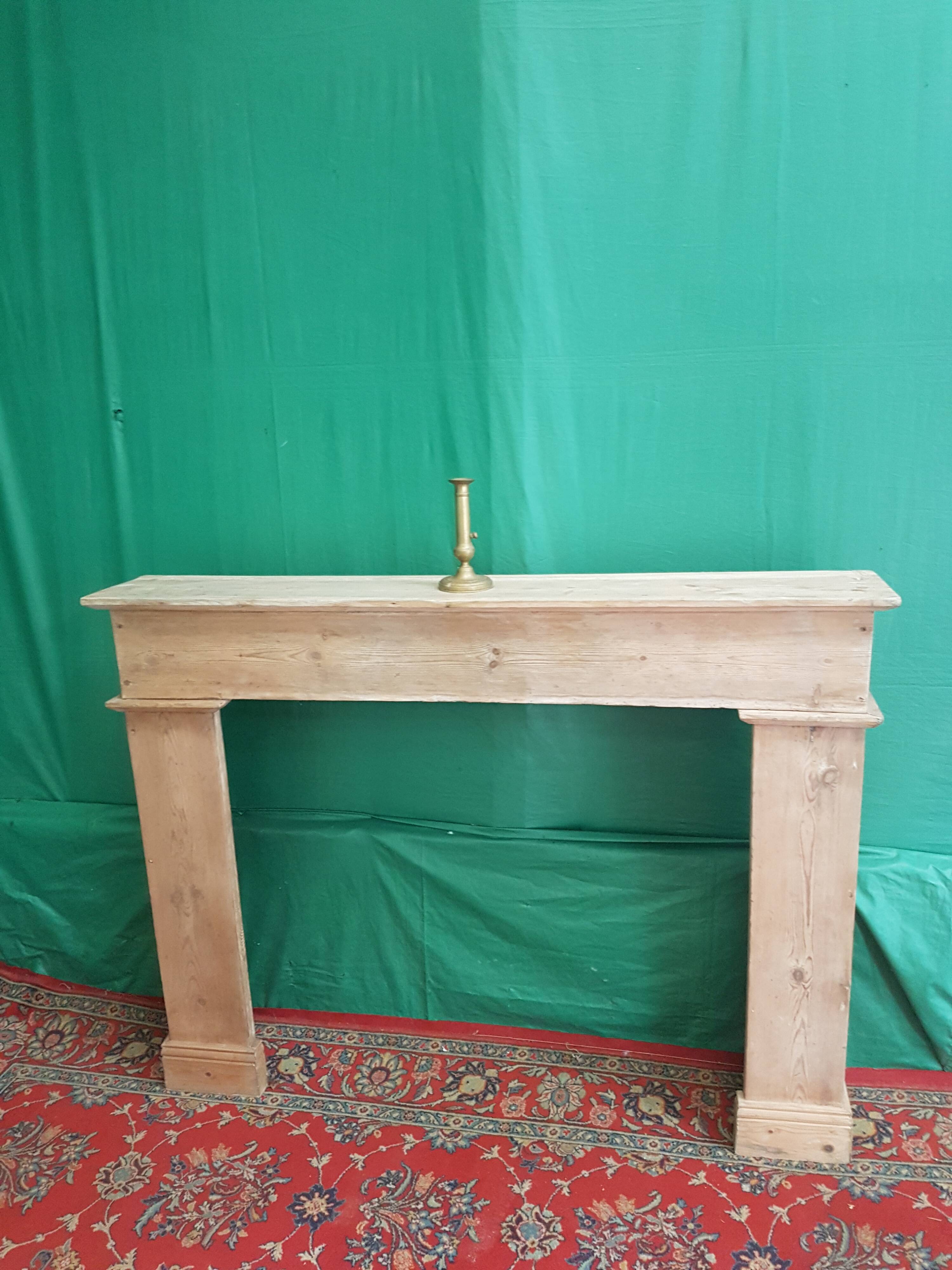 Pine fireplace