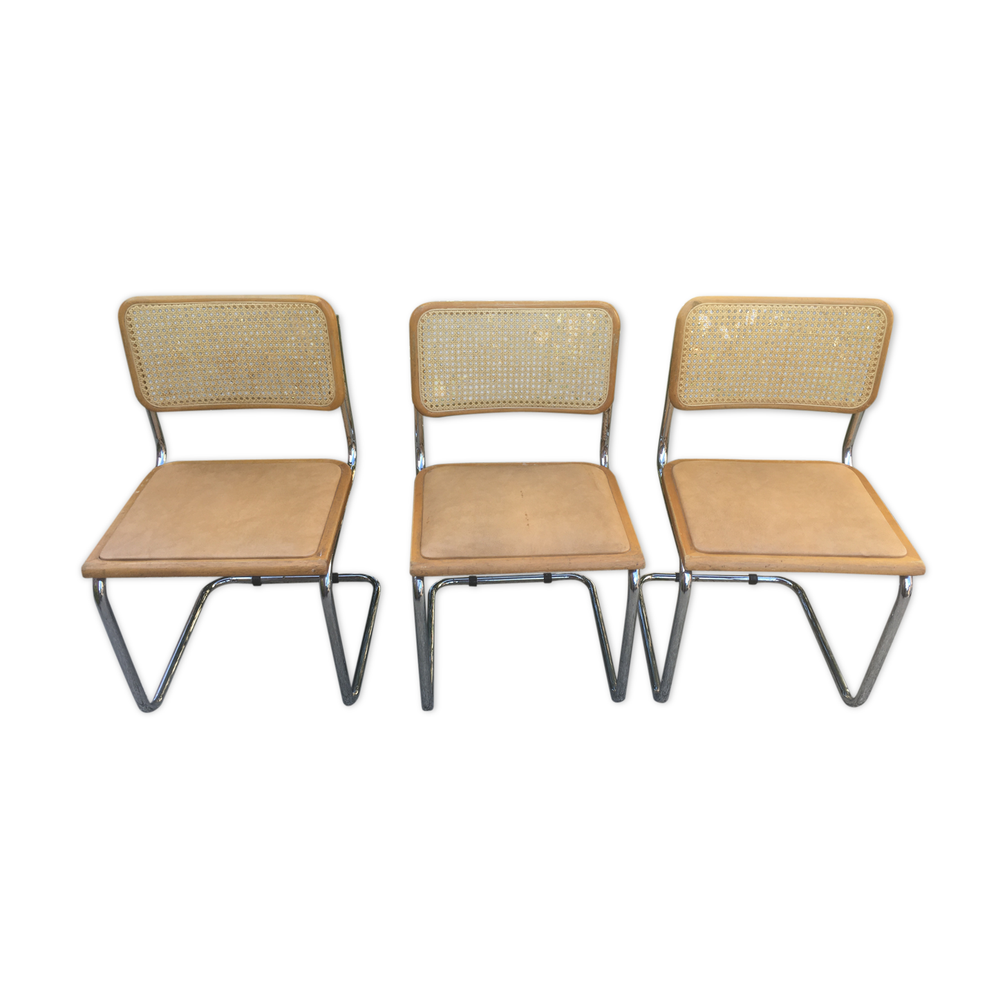 Chaises Cesca B32 design Marcel Breuer