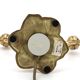 Bronze Water Lily Lamp by Lucien Gau, 1990s