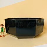 Black arcoroc octime glass bowl of the 80