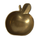 Apple brass ashtray