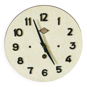 Formica Jura 15 days vintage round wall clock