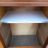 Art Deco walnut burl buffet