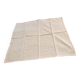 4 serviettes blanches damassé de lin