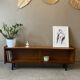 Mini vintage sideboard in vintage wood (removable windows)