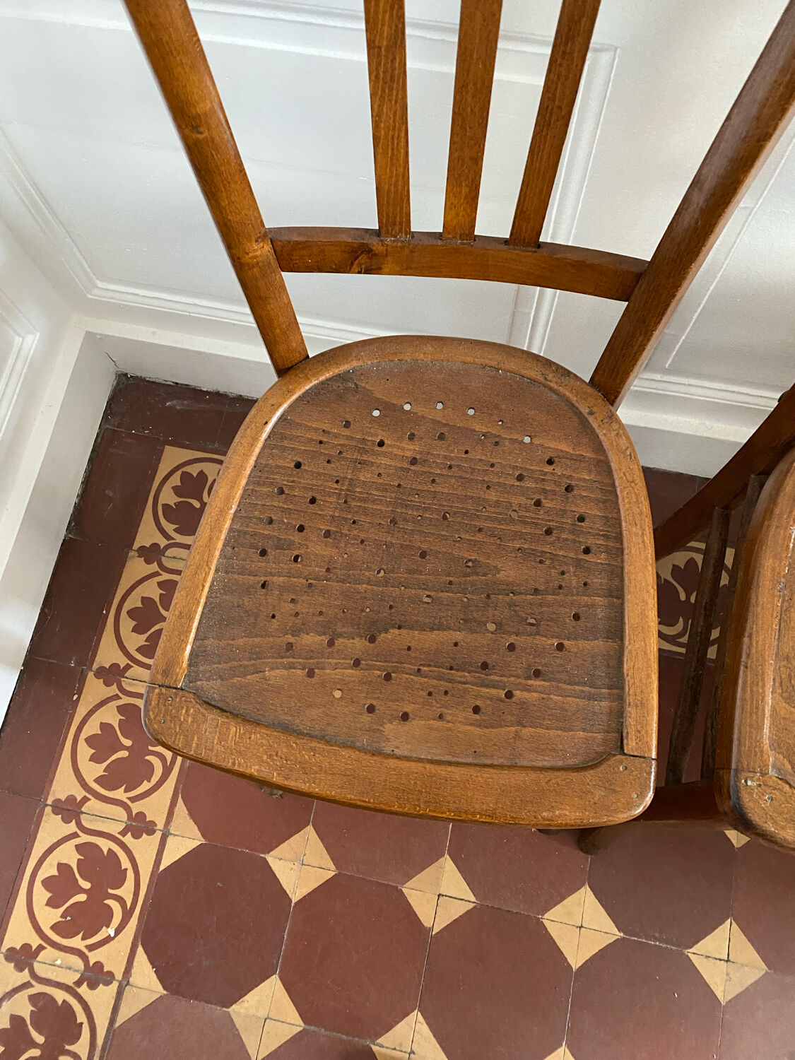 Ensemble de 4 chaises bistrot Luterma