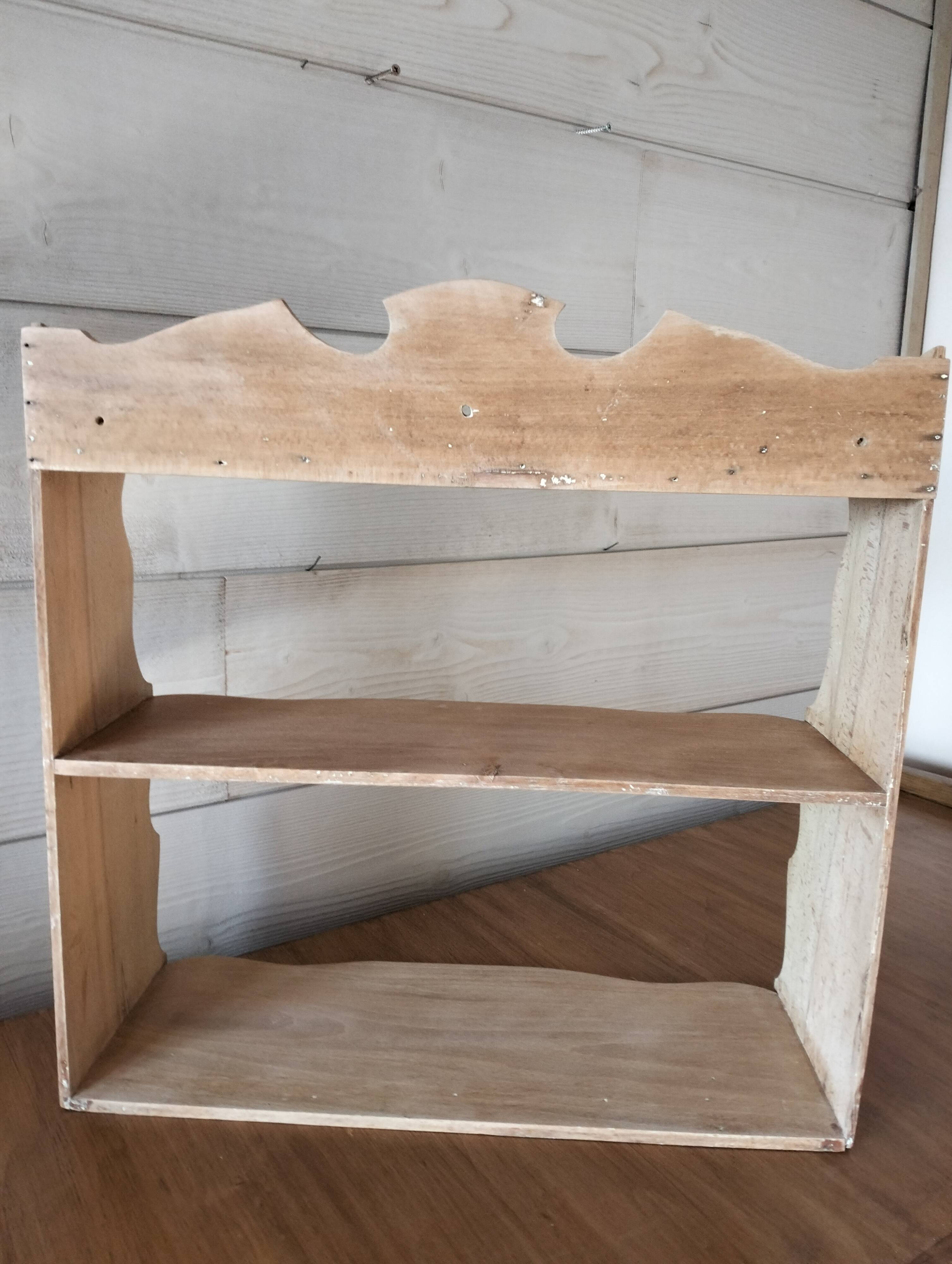 Wooden shelf