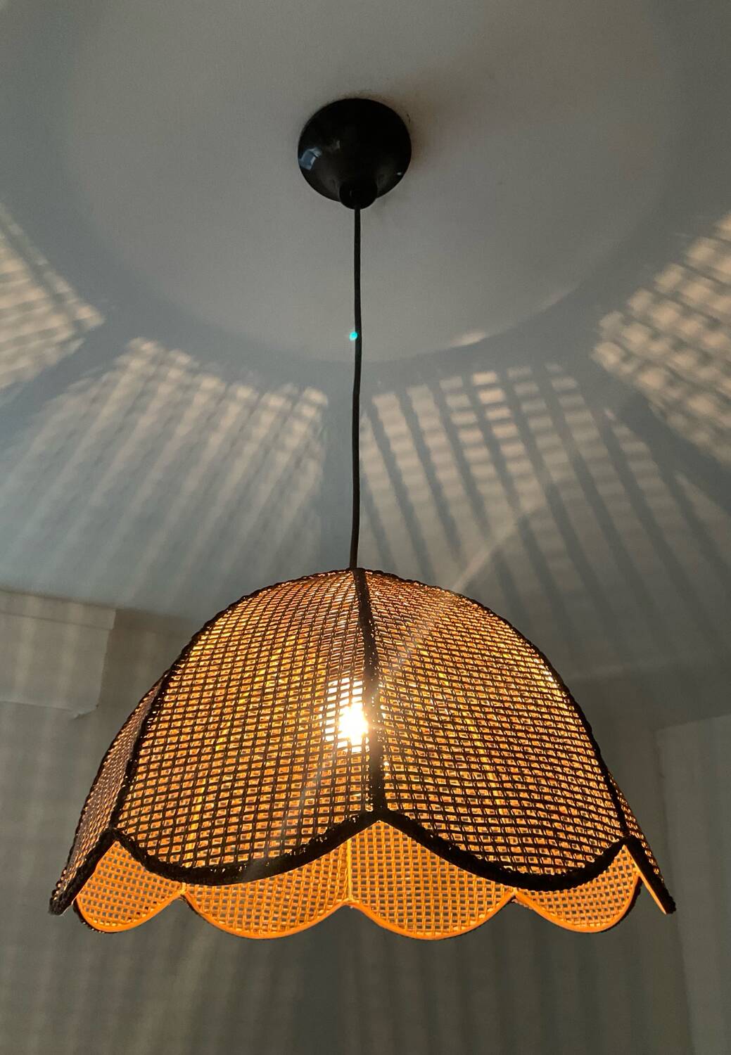 Pair of 1970s rope suspensions