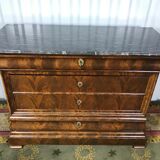 Commode époque Louis Philippe acajou flammé