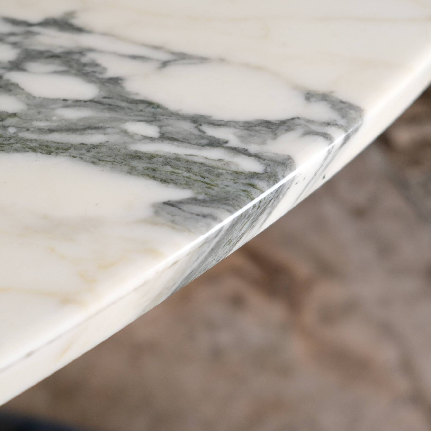 Michel Kin Arabescato marble coffee table for Arflex, 1960