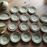 Antique gien table service – niderviller model – exceptional set