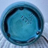 English ceramic lamp base Burmantofts Pottery England, 1880