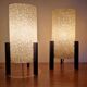 Pair of Midcentury Table Lamps Rockets, Germany, 1970s