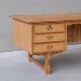 Oak danish mid-century desk
