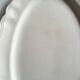 Sarreguemines ivory dish with oval godrons 38cm