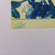 Original lithograph by Gérard Diaz (1938-2021), "the vine, the grape, the wine", 1999.