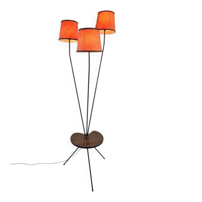 Lampadaire tripode des années 50/60 à 3 feux