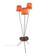 1950s/60s tripod floor lamp with 3 lights.